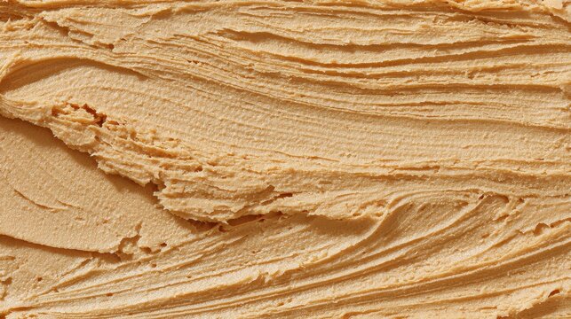 Rich Peanut Butter Swirls, Creamy Spread Food Texture