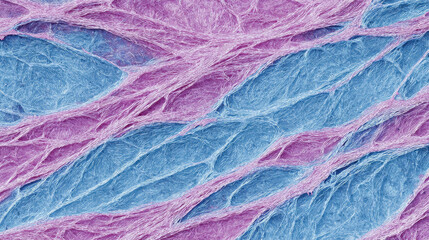 Obraz premium Hyaluronic Acid Gel Fibrous Slice Texture Seamless Pattern Background