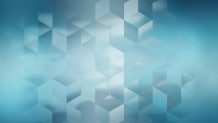 Obraz premium Glass Fractal Effect With White and Blue Colors on Background