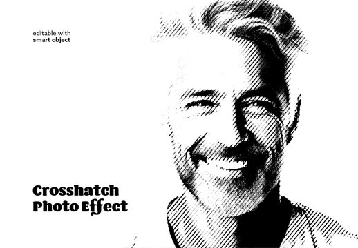 Crosshatch Photo Effect
