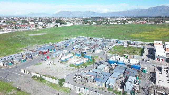 Squatter Camp and Township area in Cape Town