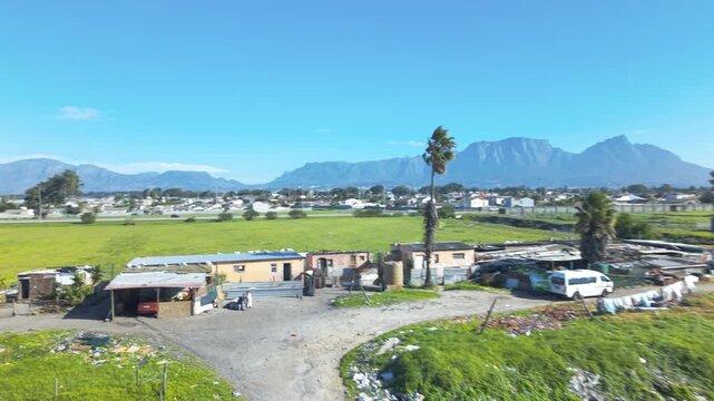 Cape Town outskirts on a summers day.