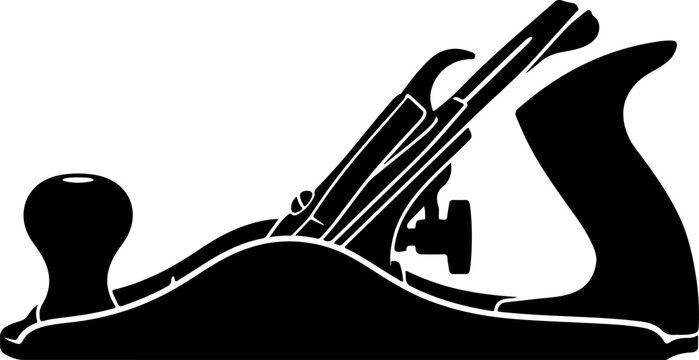 Jack plane woodworking tool vector illustration