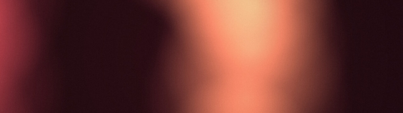 Dark maroon brown and copper abstract gradient background with warm glowing light and grainy texture for moody cinematic vintage design