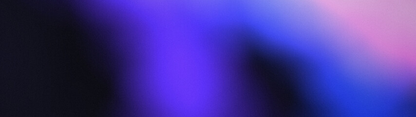 Fototapeta premium Dark navy blue and purple abstract gradient background with vibrant flowing light streaks and grainy texture for moody modern stylish design