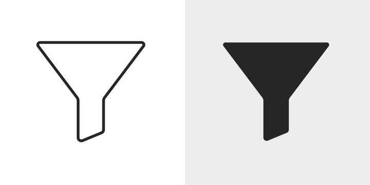 Filter Icon represents content refinement, data sorting, and search optimization.