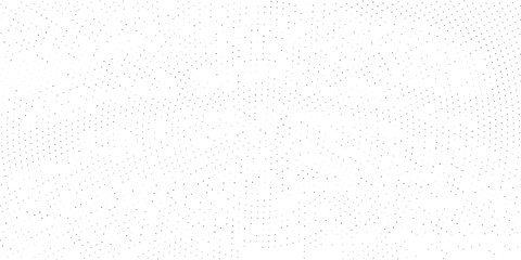 Black on white faded halftone texture.  Sparse dotwork gradient. Halftone vector background. Monochrome halftone overlay for vintage cartoon effect. Perforated retro card. Abstract dotwork surface © wahyu