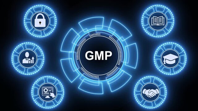 Good manufacturing practice certification quality control on virtual screen.