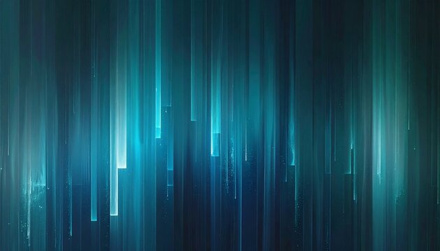 Blue Teal Vertical Light Beams (16:9)