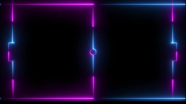 Water polo field icon animation on black background. futuristic digital icon video of a high-tech Water polo field animation 4k video
