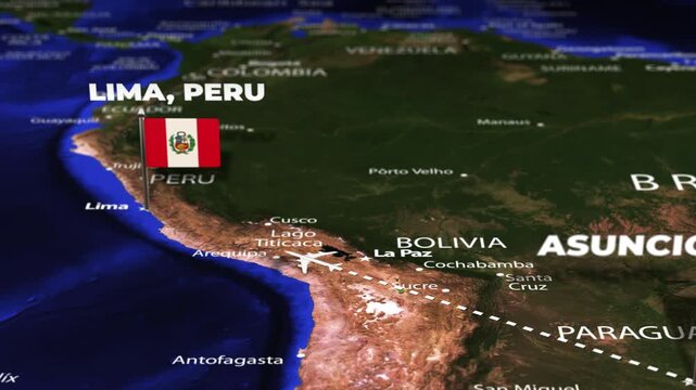 Flight From Asuncion PARAGUAY to Lima Peru