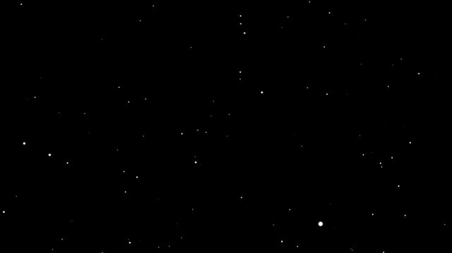 Slow motion of real white dust particles fly in the air. Seamless looping 4k video. Clean atmospheric dust particles overlay loop. Falling snow particles High quality 4k footage