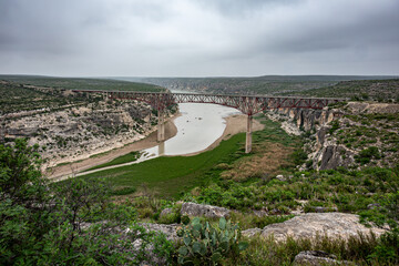 Fototapeta premium Pecos River - West Texas - High Bridge