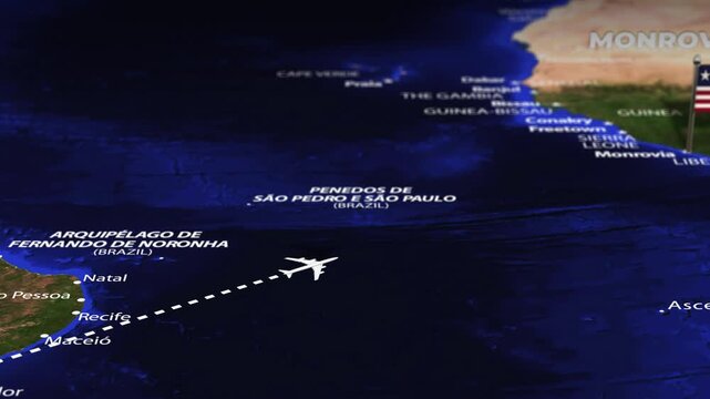 Flight From Asuncion PARAGUAY to Monrovia LIBERIA
