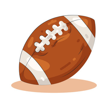 Illustration of an American Football