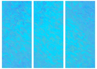 Fototapeta premium Modern Triptych abstract wall painting showing Three contemporary abstract paintings with strong brushstroke texture for a versatile artistic image for creative design projects.