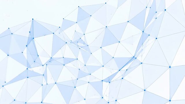Low Poly Background for AI network image and Data Visualization