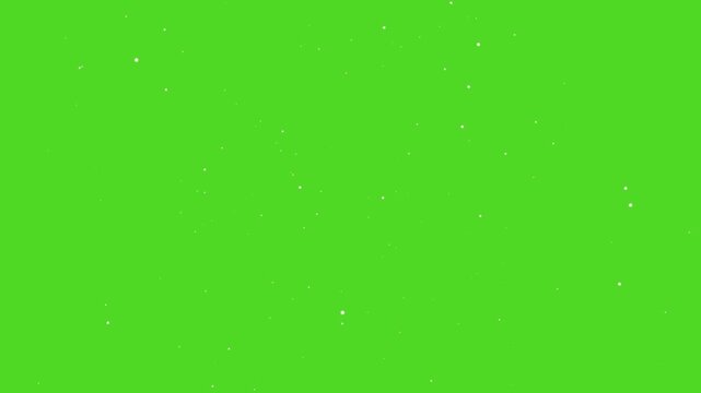 Slow motion of real white snow particles fly in the air. Seamless looping 4k video. winter sonw particles overlay loop. Falling snow particles green screen High quality 4k footage