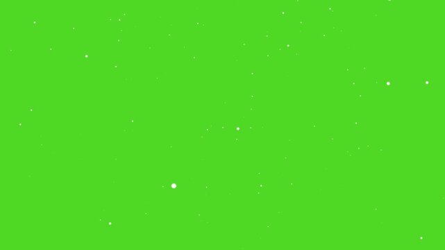 Slow motion of real white snow particles fly in the air. Seamless looping 4k video. winter sonw particles overlay loop. Falling snow particles green screen High quality 4k footage