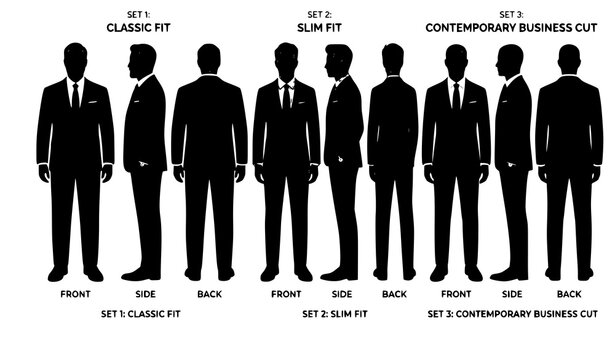 Different Robot Silhouette Icons Set with Futuristic Artificial Intelligence Machine Characters Vector Collection