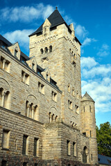Fototapeta premium Tower and walls of the magnificent imperial castle in Poznan