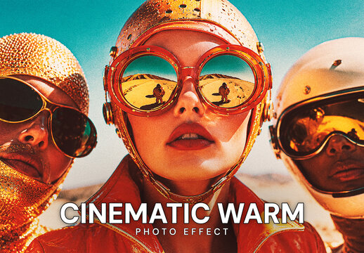 Cinematic Warm Photo Effect