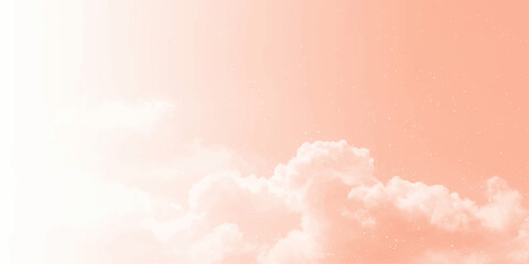 Soft, peach-tinted clouds drift across a serene sky, evoking a sense of calm and peacefulness. © PS  GALLERY 