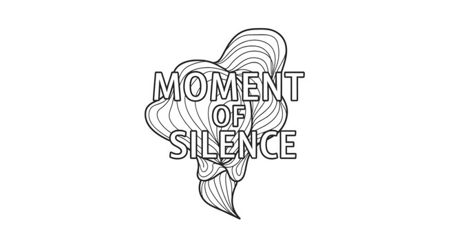 Moment of Silence Logo Design.