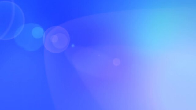 Blue Background with Bokeh, Soft Light Glow, Sky Gradient Motion, Shine Flare Effects and Smooth Blur Texture &ndash; Premium cinematic abstract backdrop ideal for website hero banners, corporate 