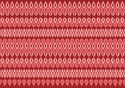 Red, pink abstract geometric colorful seamless pattern for background wallpaper design