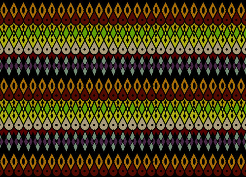 abstract geometric colorful seamless pattern for background wallpaper design