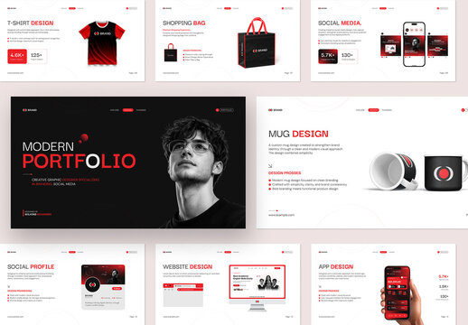 Modern Portfolio Presentation Layout