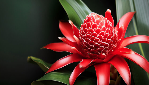 Red Ginger Flower