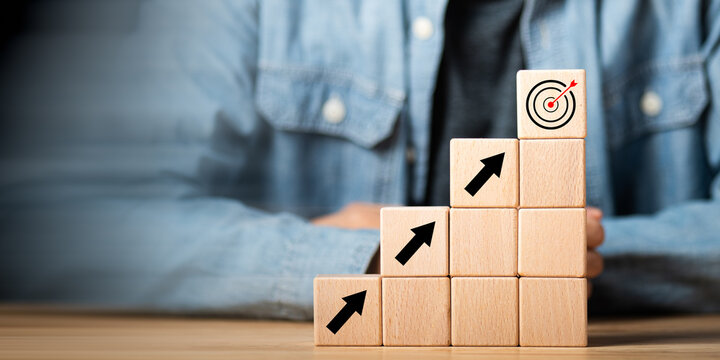 Business growth and goal achievement concept focused on strategic planning, performance improvement, measurable success, productivity enhancement, and sustainable organizational growth.