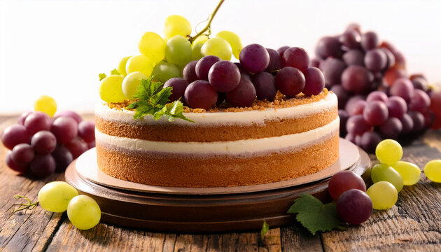 Cake With Grape