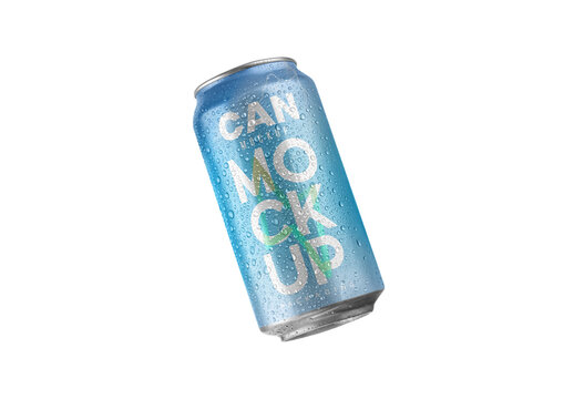 Can Mockup for Studio Presentation and Brand Showcase