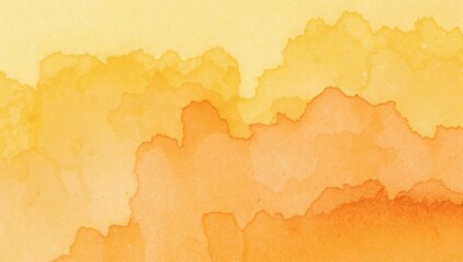 Fototapeta premium Soft Yellow and Orange Watercolor Background for Artistic Design