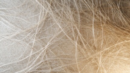 Fototapeta premium Natural fiber texture macro background in warm beige tones for organic design, eco packaging and material concept
