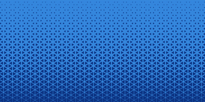 Triangles Halftone Pattern Vector Abstract Geometric Technology Background. Triangular Half Tone Texture. Minimal Style Dynamic Tech Wallpaper