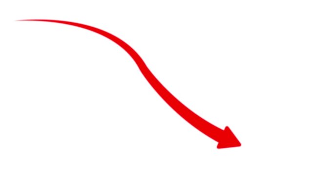 Glowing Upward Arrow Curve Animation Accelerating Growth, Rising Performance, Abstract arrow growth chart of economy icon animated on a white background,with 4k video.