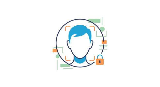 Facial Recognition Technology, Biometric Security, Identity Verification, Digital ID