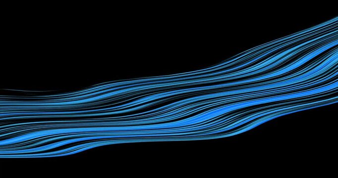 Abstract neon wave pattern with glowing cyberpunk zigzag lines and vibrant motion futuristic synthwave background with luminous distortion animation