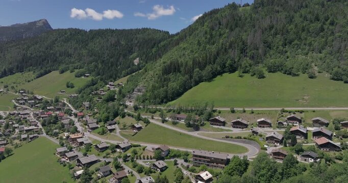 Route de la colombier le grand bornand