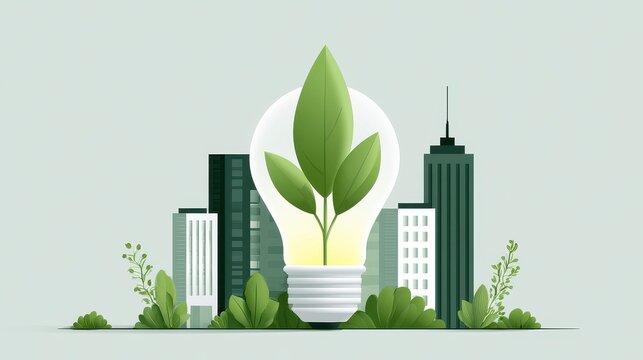 The imagery conveys the idea that innovation in the financial sector is the seed for growth, fostering a healthier and more sustainable financial ecosystem. 
