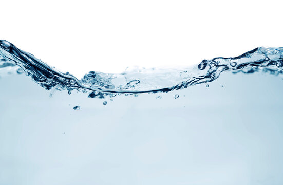 Wave water and bubbles