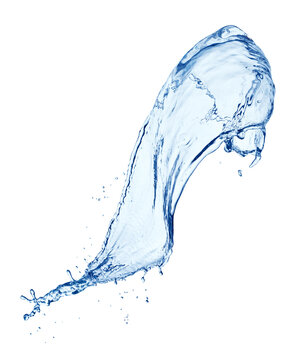 water splash isolated on white background