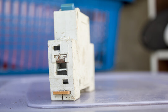 Electrical Circuit Breaker Switch MCB for Home Power Control Photo Image