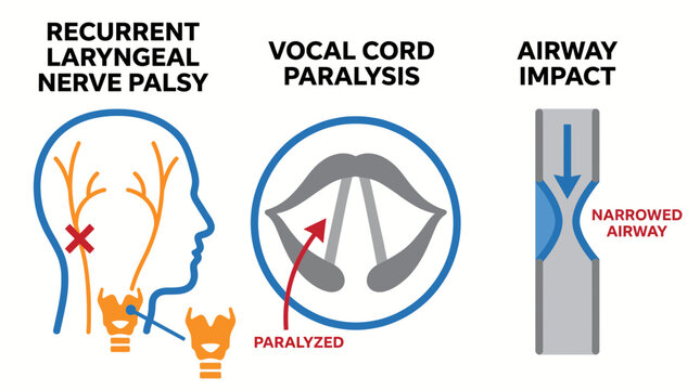 Recurrent Laryngeal Nerve Palsy Vocal Cord Paralysis Airway Impact