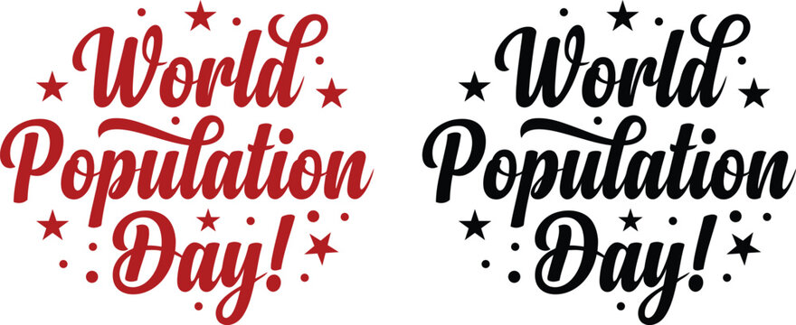 World population day awareness global population growth and sustainability