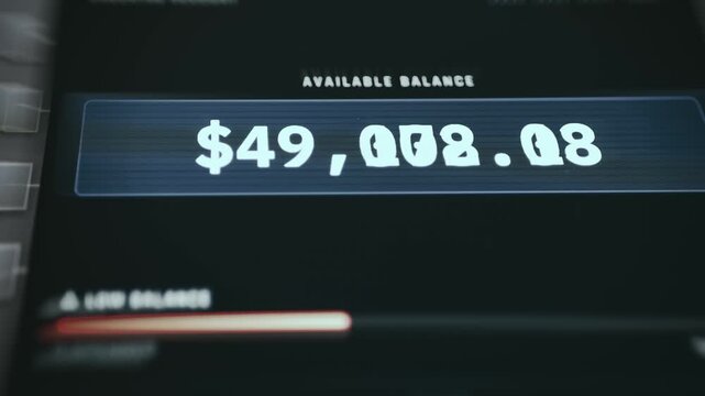 Account Balance Declining to Zero on ATM Screen